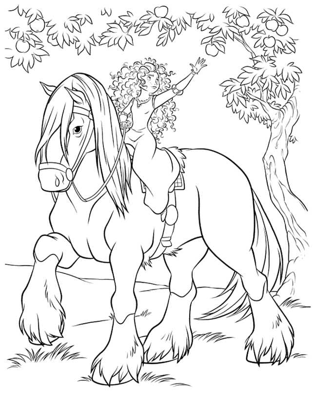 650x806 Brave Coloring Pages Princess Merida Coloring Pages For Kids