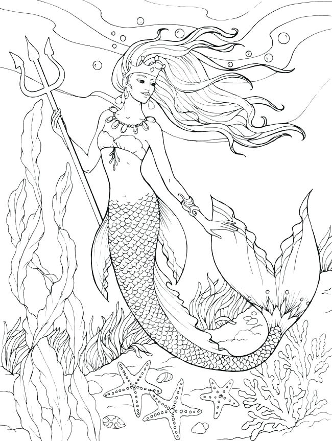 650x863 Coloring Pages Mermaids Anime Mermaid Coloring Pages Mermaid