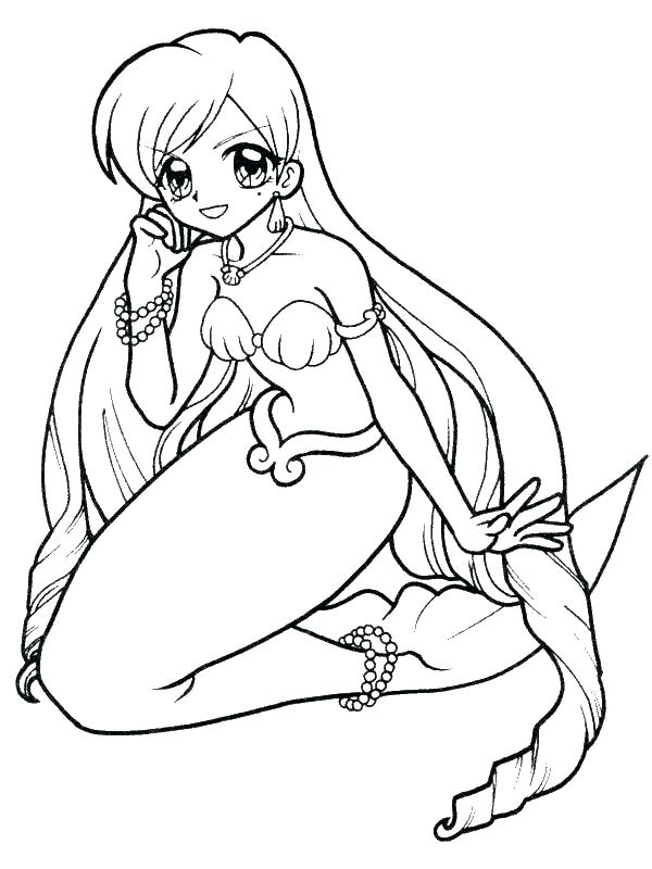 600x800 Perfect Color Pages Print Coloring Page Princess Mermaid Perfect