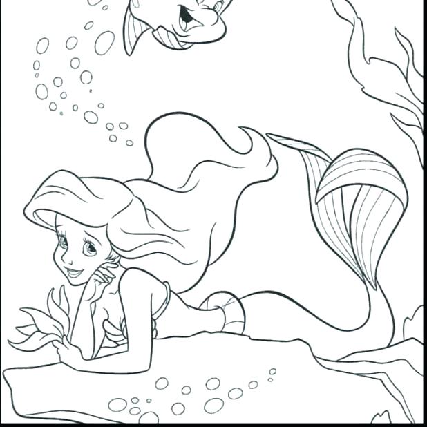 618x618 Barbie Mermaid Coloring Page Cartoon Mermaid Coloring Pages
