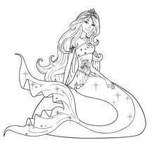 220x220 Lisa Frank Mermaid Coloring Pages Download And Print These