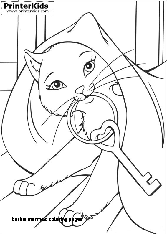 567x794 Barbie Mermaid Coloring Pages