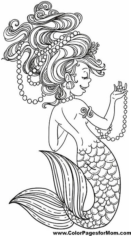 454x817 Mommys Coloring Pages Project For Awesome Mermaid Coloring Pages