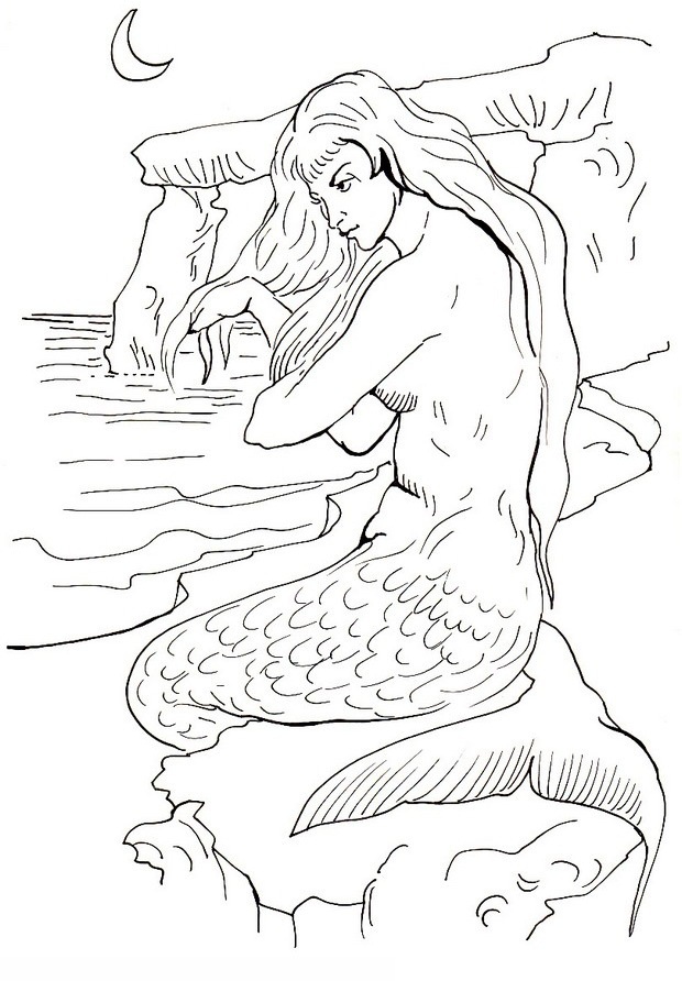 620x892 Free Printable Mermaid Coloring Pages For Kids