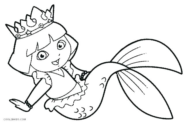 650x432 Little Mermaid Coloring Pages Online Mermaid Coloring Pages Online