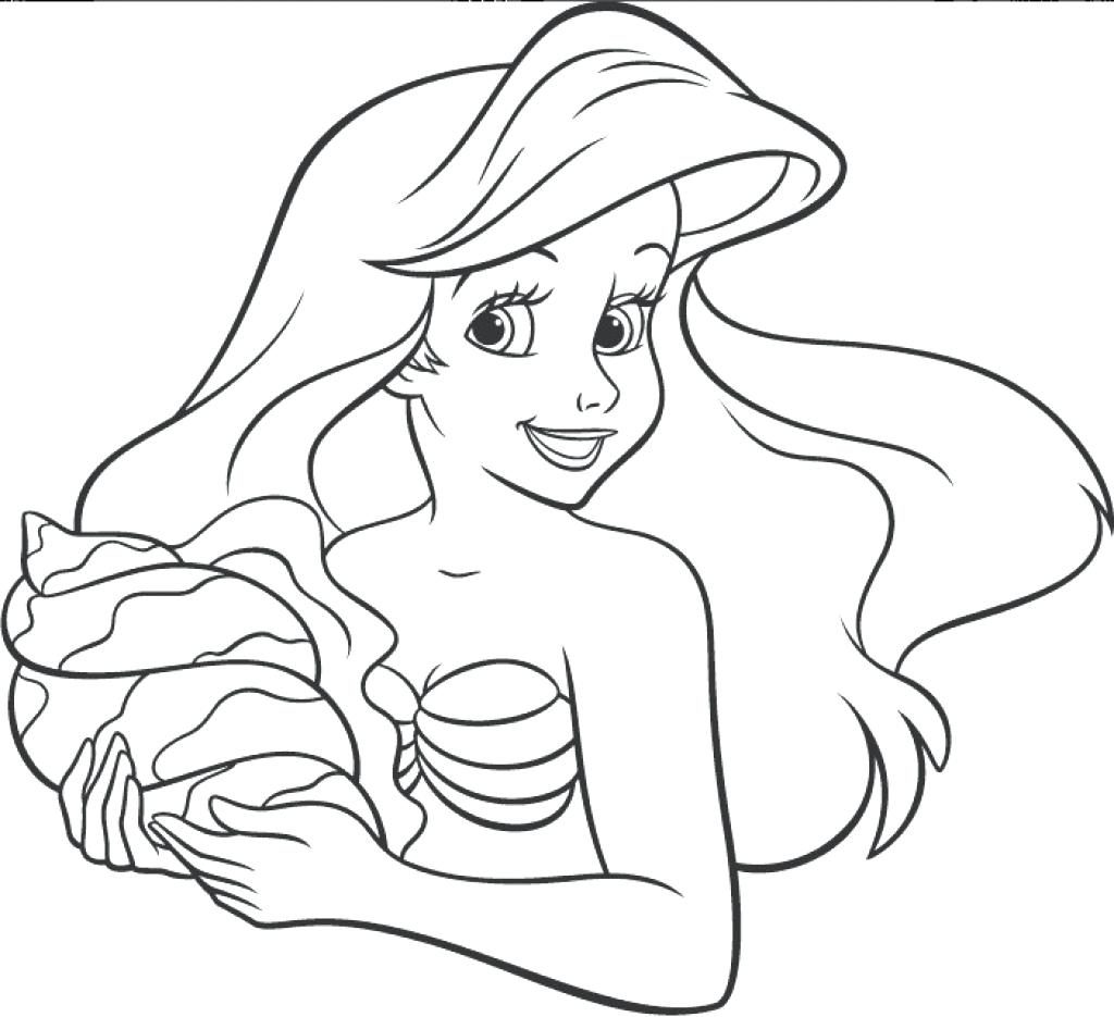 1024x935 Coloring Pages The Little Mermaid Coloring Pages Best For Kids