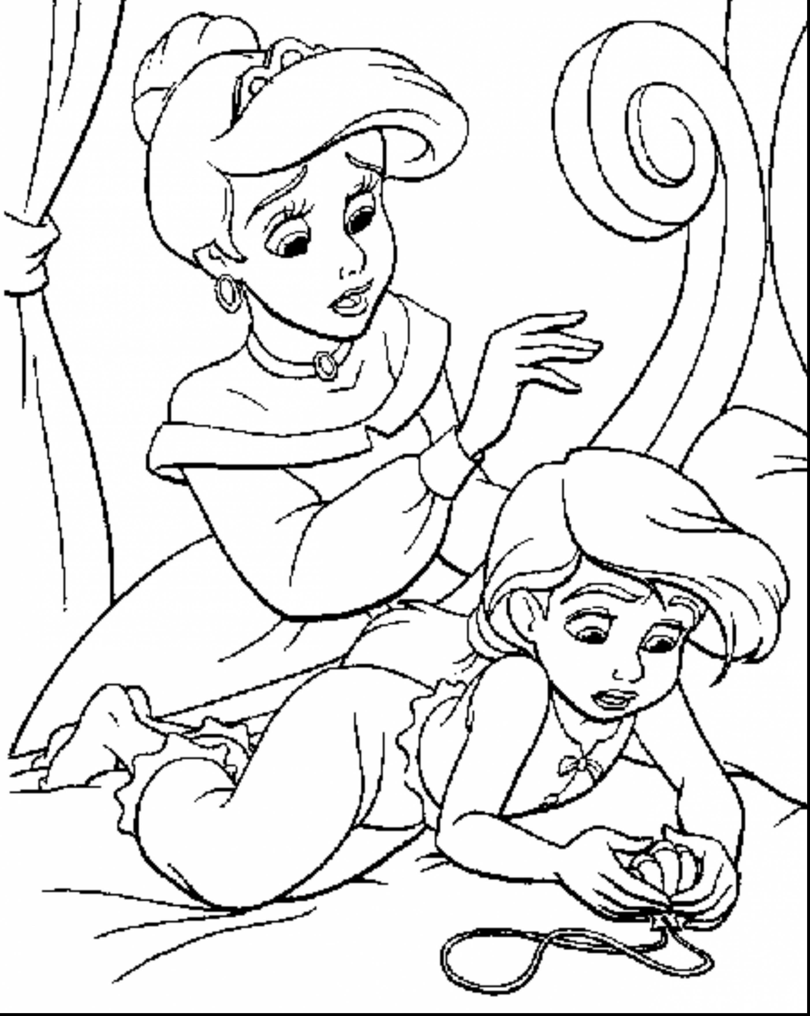 2806x3516 Mermaid Coloring Pages Melody Online Arilitv