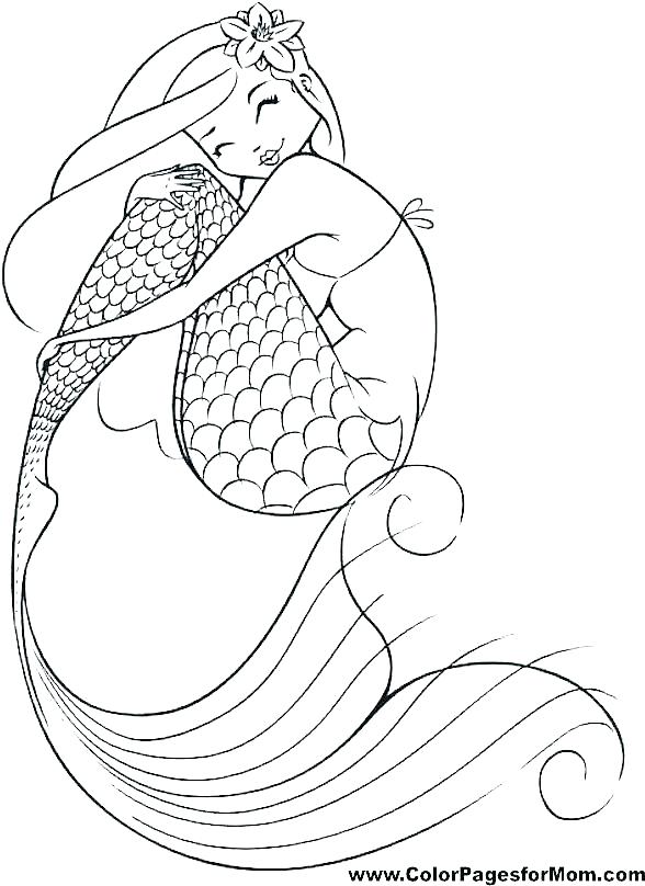 588x808 Coloring Pages Barbie Mermaid Coloring Pages Printable Free
