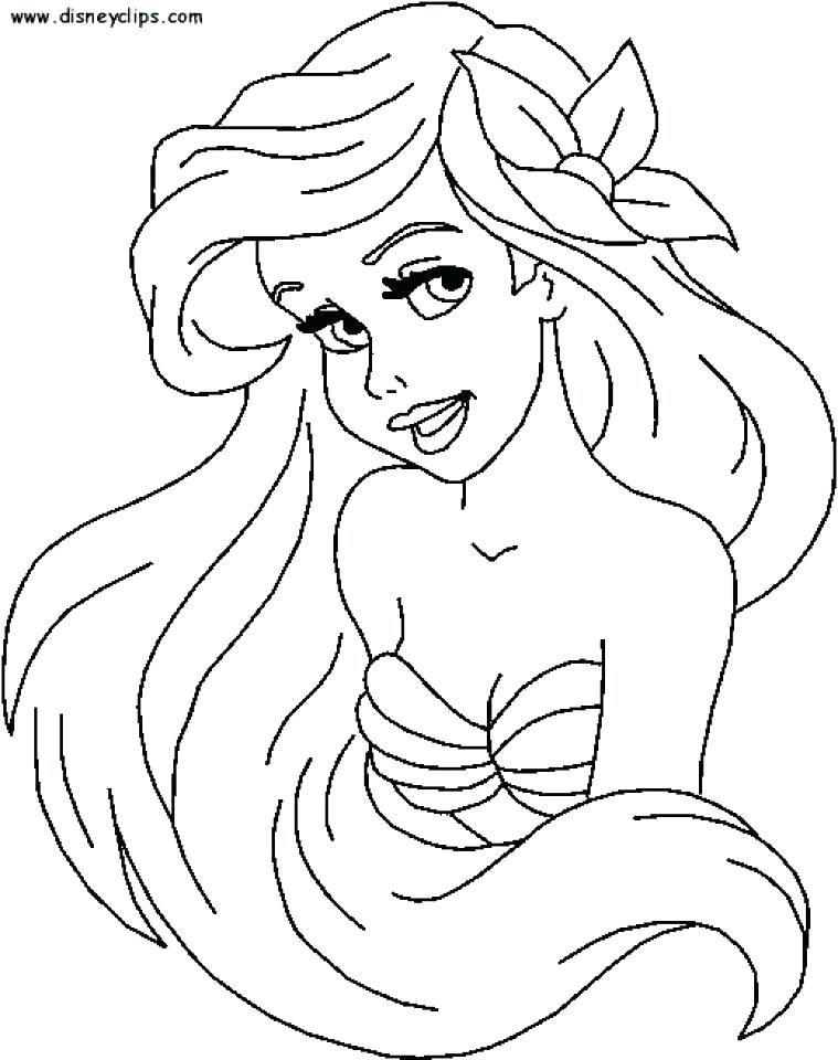 759x960 Printable Mermaid Coloring Pages Little Mermaid Coloring Pages