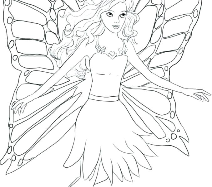678x600 Fairy Coloring Pictures Baby Fairy Coloring Pages Media Fairy