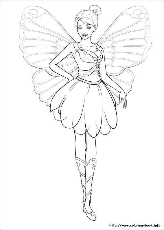 567x794 Free Fairy Coloring Pages Shared