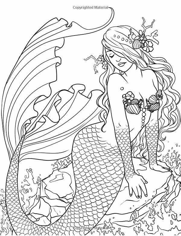 600x783 Mermaid Fairy Princess Coloring Pages Best Of Best Fantasy