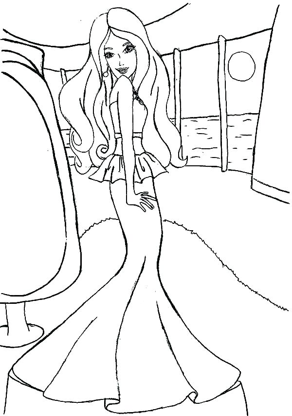 600x853 Mermaid Fairy Princess Coloring Pages Home Improvement Show Reboot