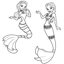 220x220 The Destynies Mermaids Free Printable Coloring Page
