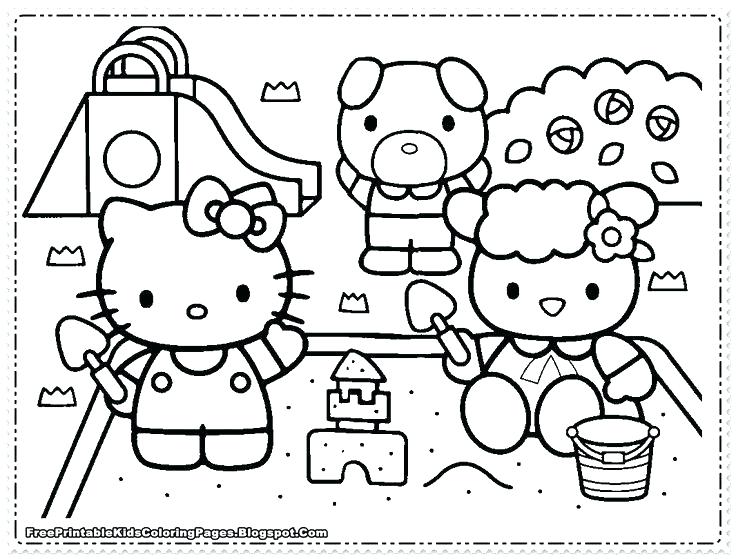 736x559 Coloring Pages For Girls Free Hello Kitty Coloring Pages For Girls