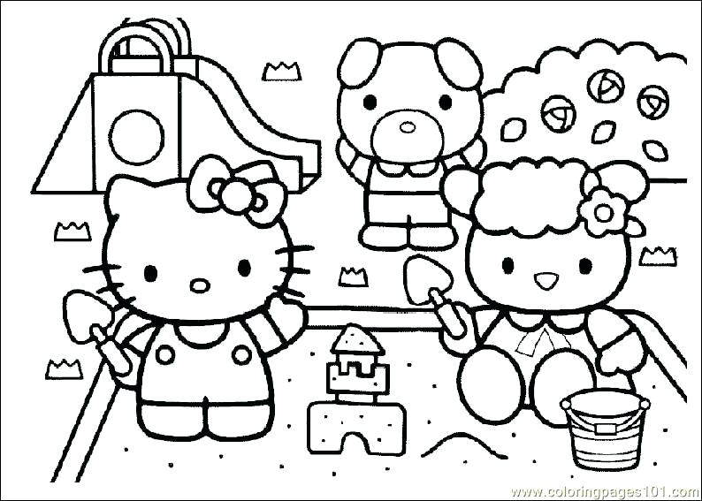 794x567 Hello Kitty Coloring Page Or Home A Coloring Pages A Cartoon