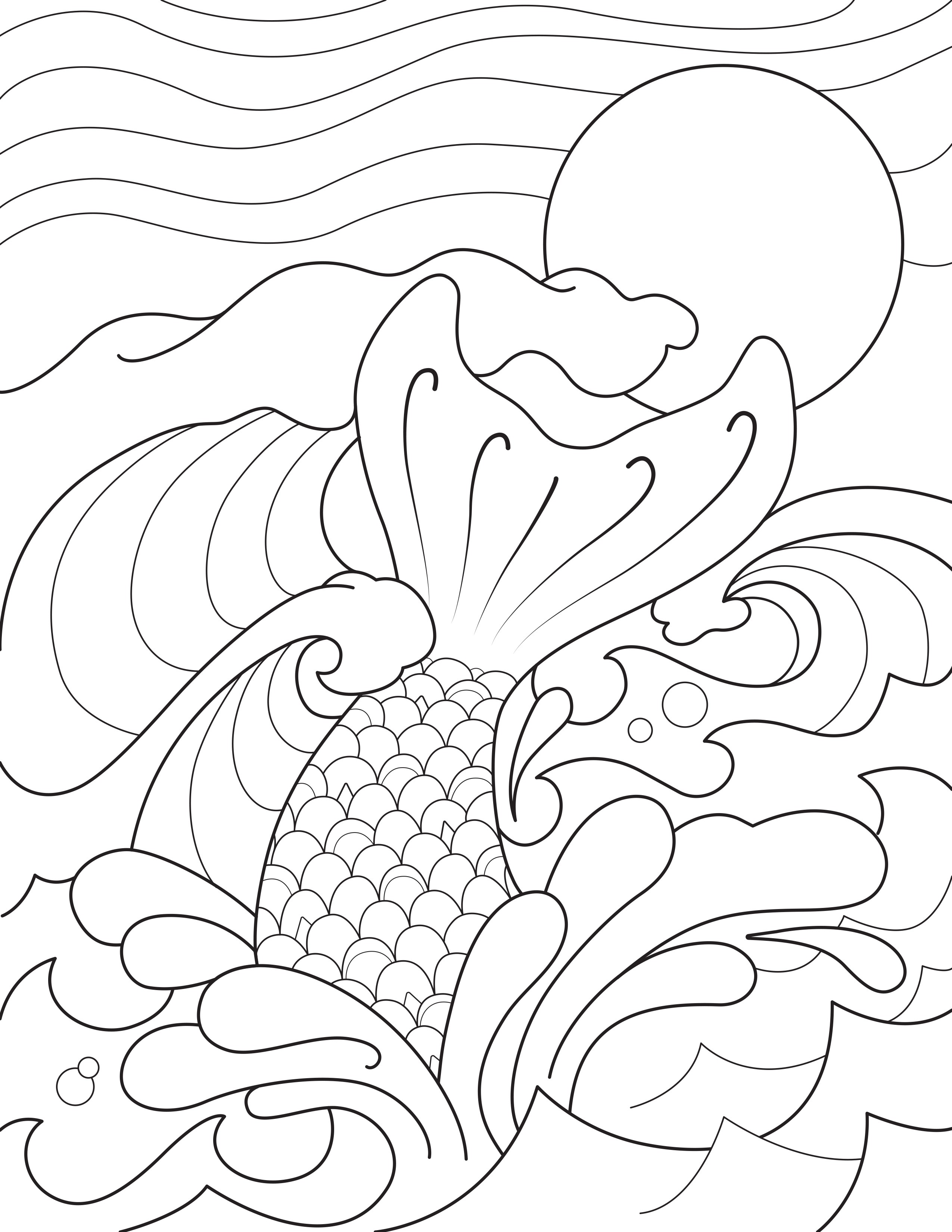 2550x3300 Mermaid Tail Coloring Pages Wallpapers Lobaedesign Com