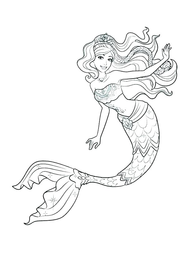 600x834 Free Ariel Coloring Pages Free Mermaid Coloring Pages Mermaid
