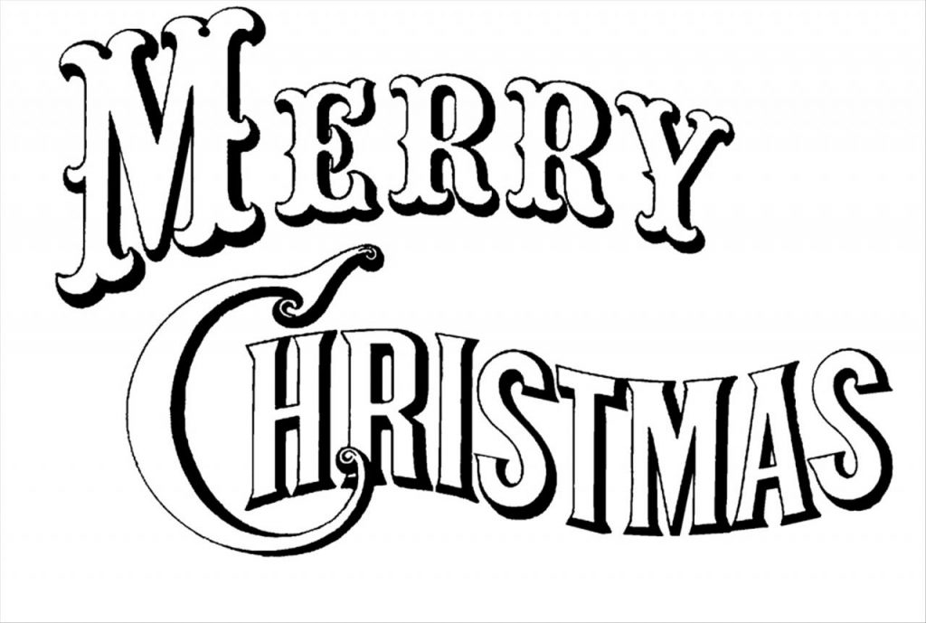 1024x689 Merry Christmas Coloring Pages For Adults