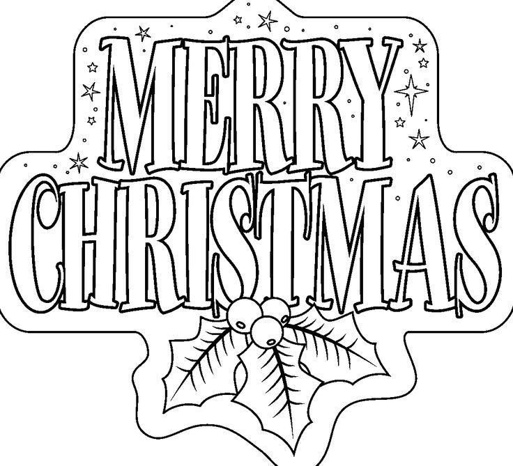 736x669 Merry Christmas Coloring Sheets Printable