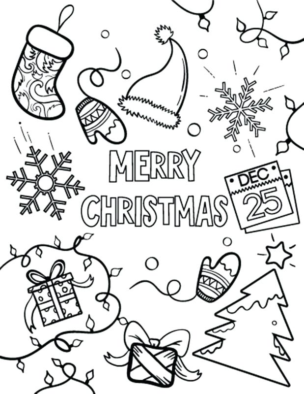619x800 Christmas Coloring Pages Printables Merry Christmas Colouring