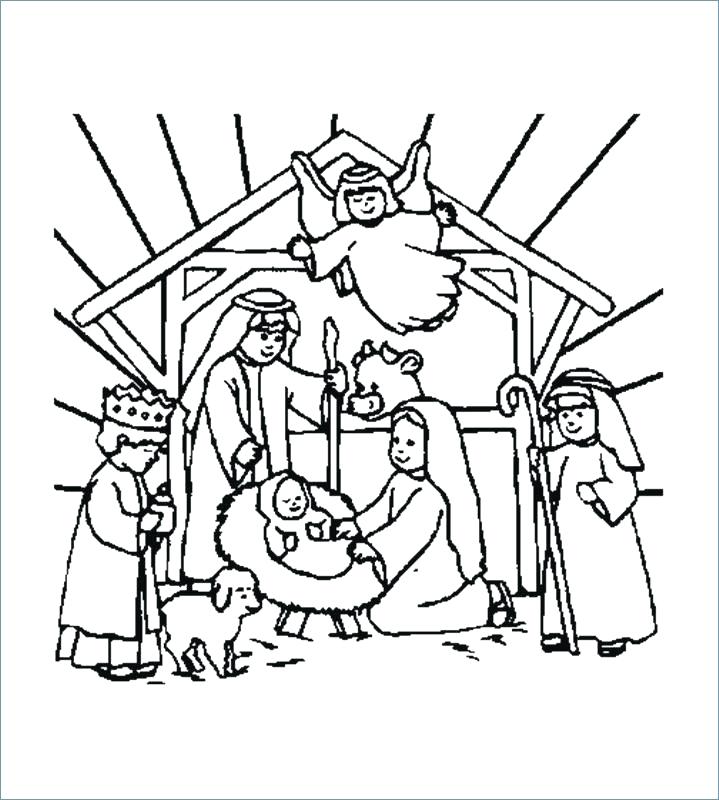 719x800 Merry Christmas Coloring Pages