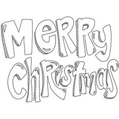 236x236 Merry Christmas Print Out Coloring Pages