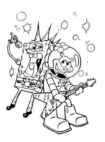 370x500 Spongebob Coloring Page Alphabet Coloring Pages Spongebob Merry