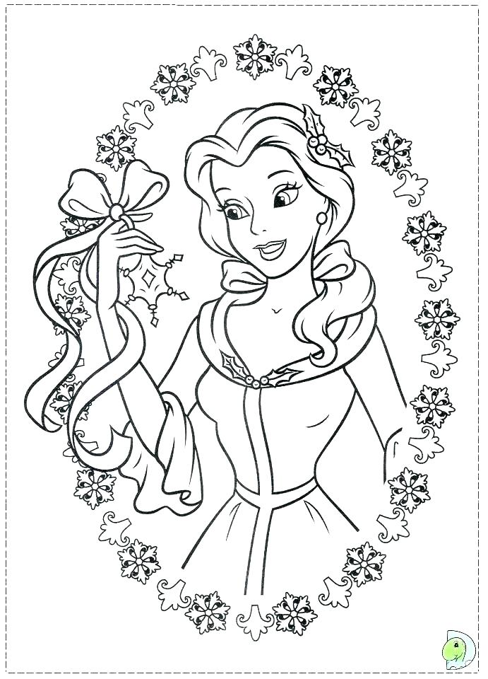 691x960 Christmas Coloring Pages Printables