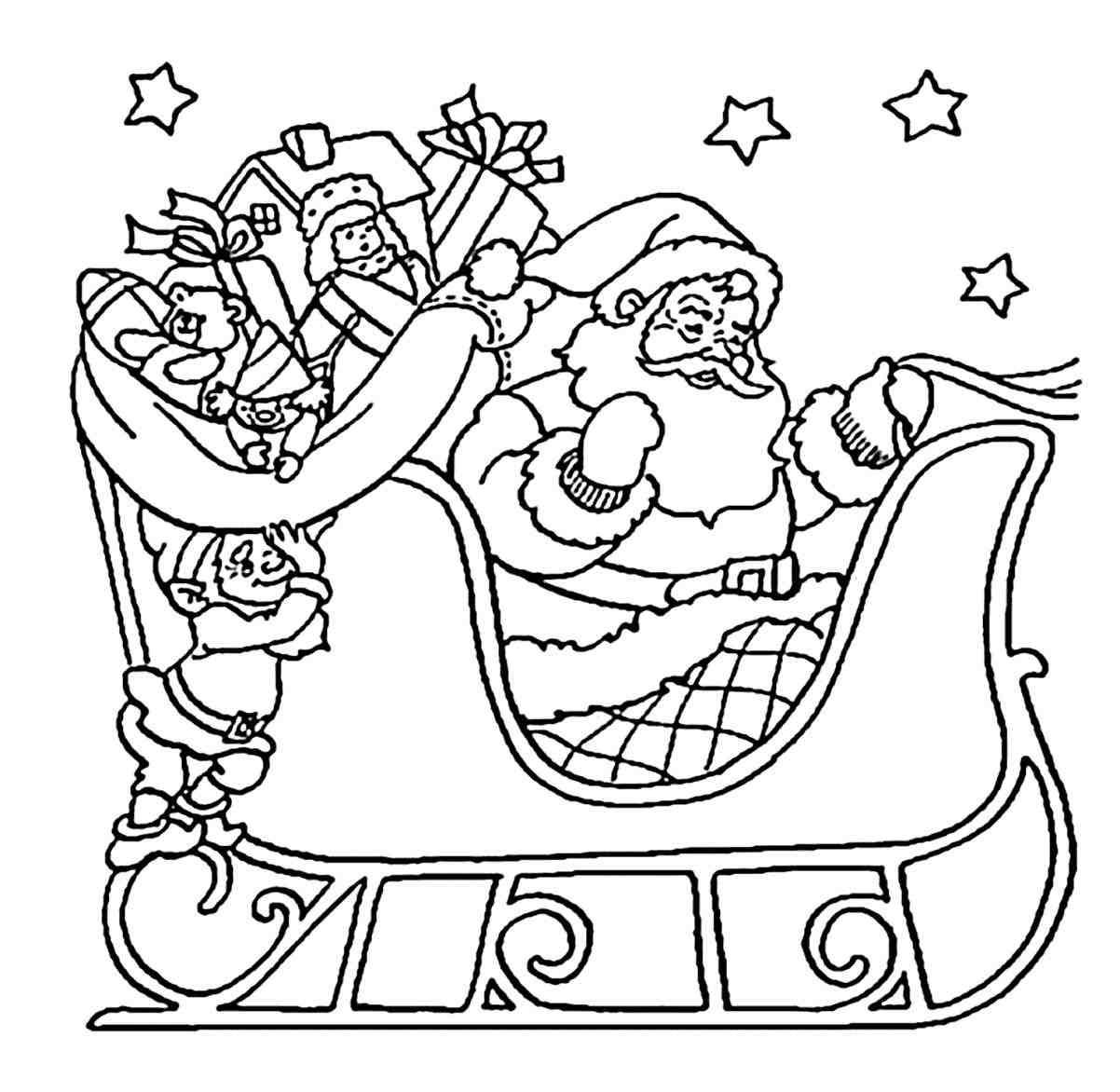 1202x1172 Printable Detailed Christmas Coloring Pages Free Coloring Pages