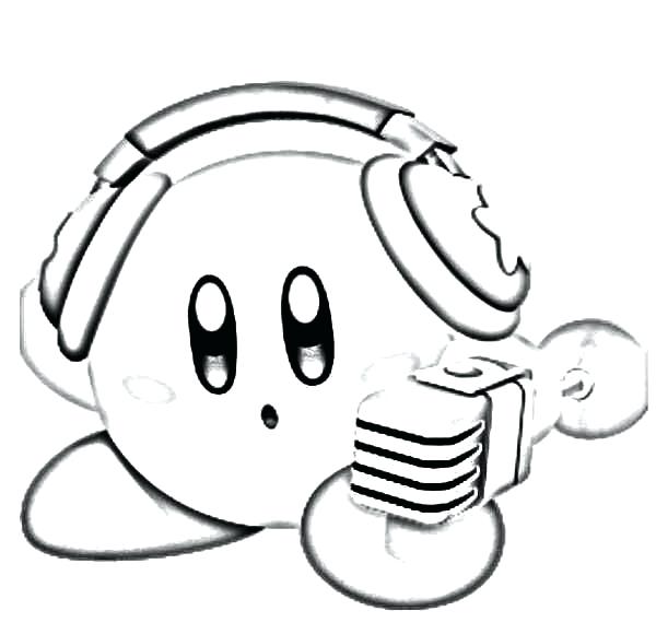 600x580 Kirby Coloring Pages Super Smash Bros Coloring Pages Kids Play