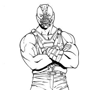 300x300 Batman Coloring Pages