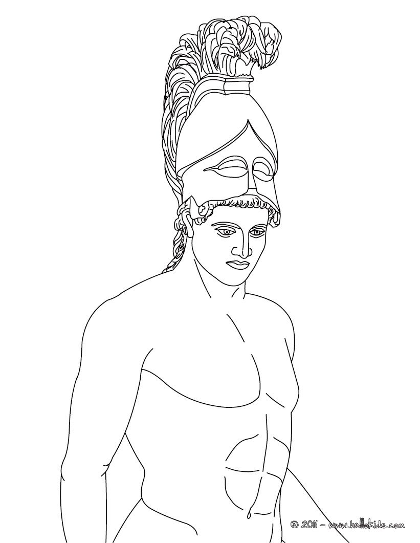 821x1061 Ares Greek Goddess Gods Coloring Page Coloring Pages