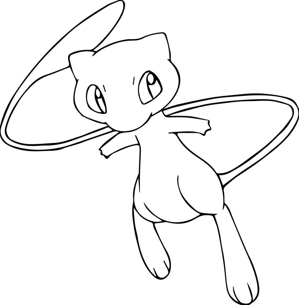 1006x1024 Mew Coloring Pages