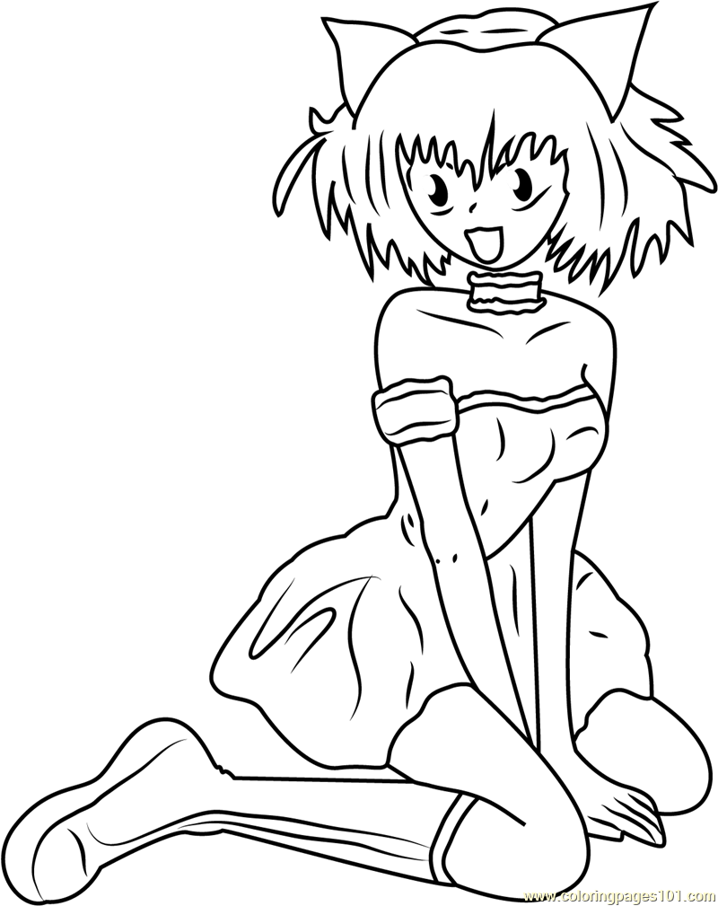 800x1009 Tokyo Mew Mew Coloring Pages