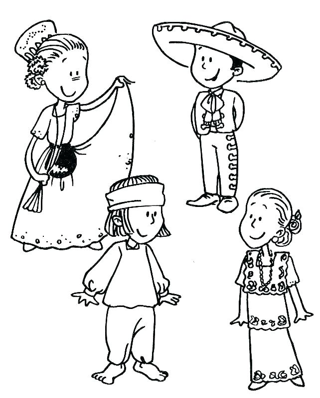 642x800 Mexico Coloring Pages
