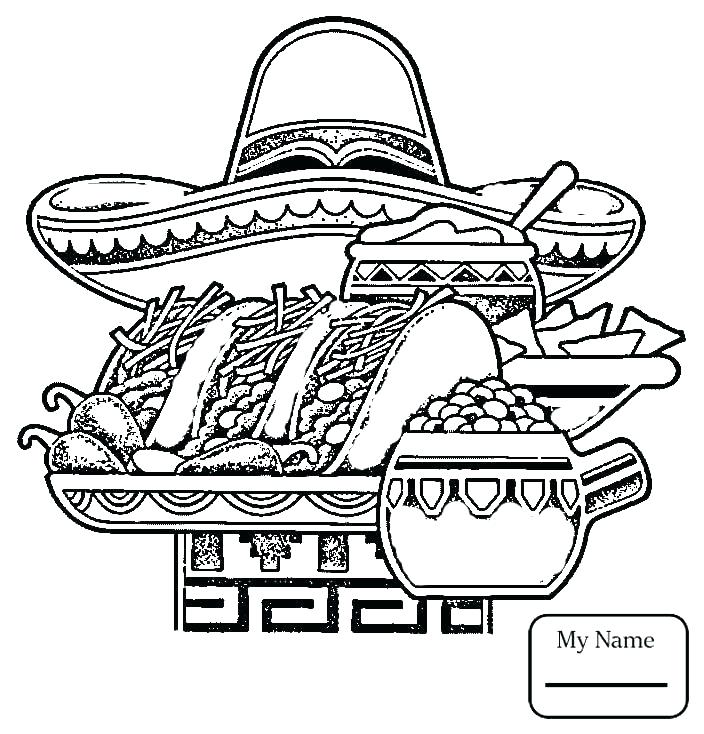 704x734 Maracas Coloring Pages Coloring Pages To Print Food And Culture