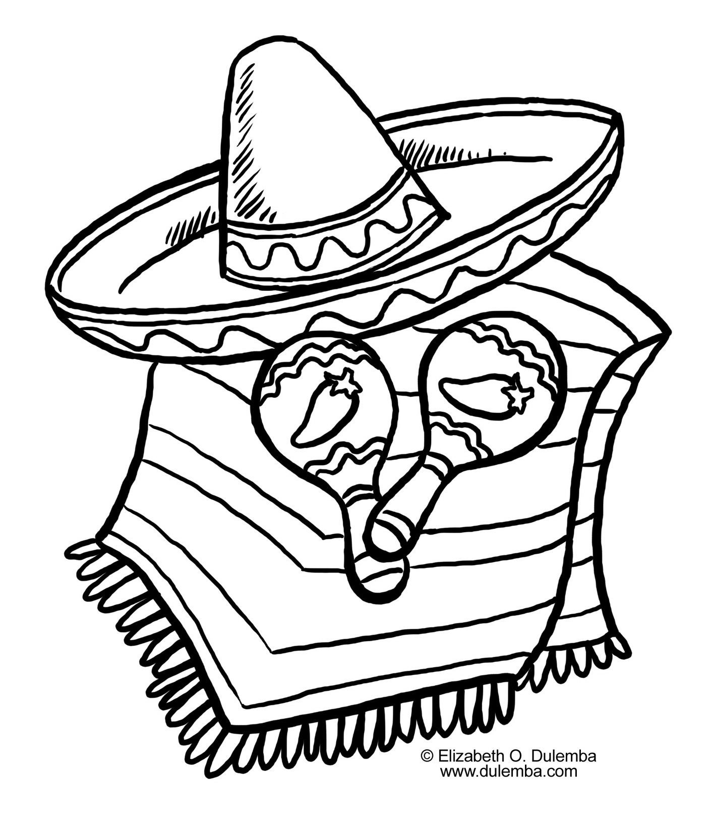 1410x1650 New Mexico Flag Coloring Page