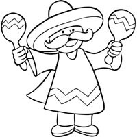 200x200 Cinco De Mayo Coloring Pages Surfnetkids