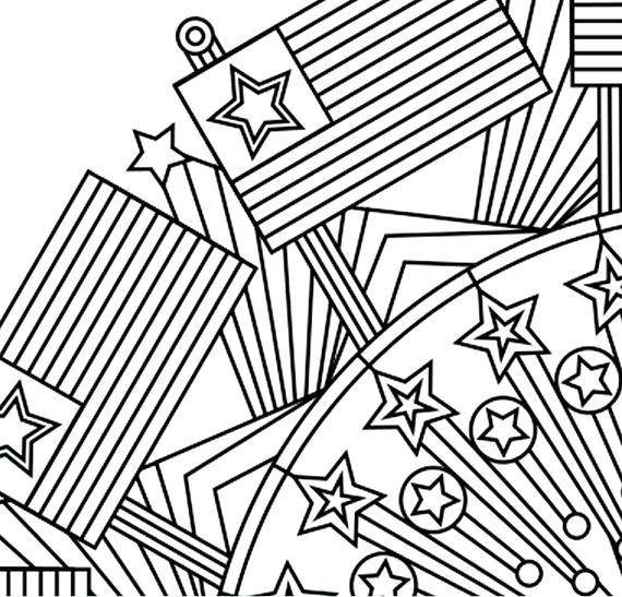 570x547 Independence Day Coloring Pages Coloring Page Independence Day