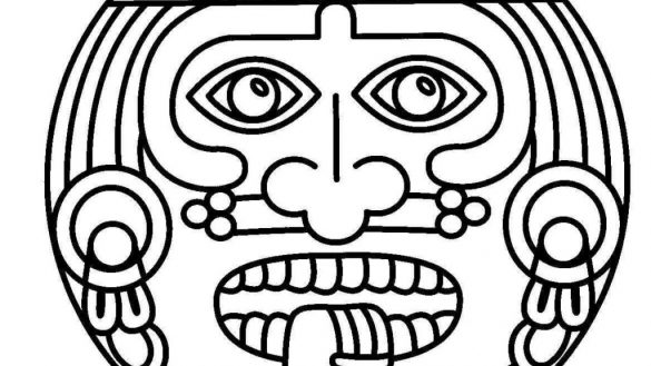 585x329 Sensational Mexican Coloring Sheets Pages Mexico Free Christmas