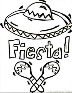 236x307 Enjoy These Printable Fiesta Coloring Pages, Including Mexican