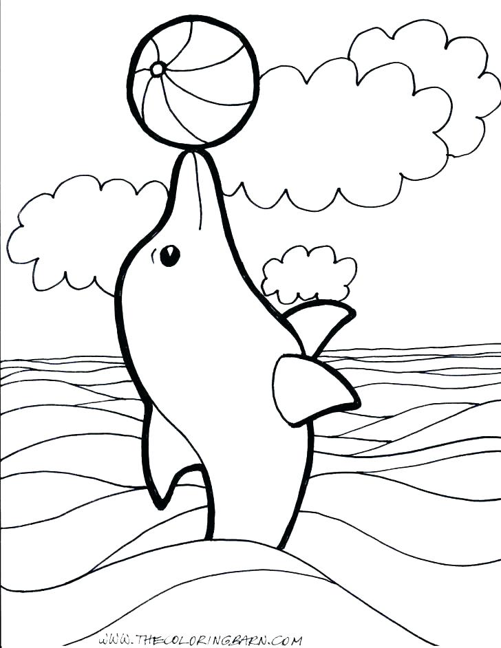 728x942 Coloring Pages Of A Dolphin Ideas Dolphin Coloring Page And Little