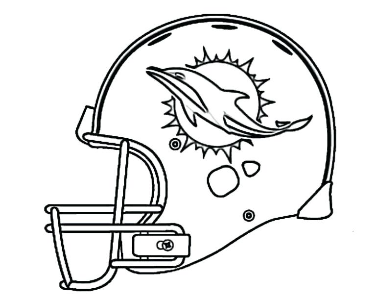 770x612 Miami Dolphins Coloring Pages Football Dolphins Coloring Pages