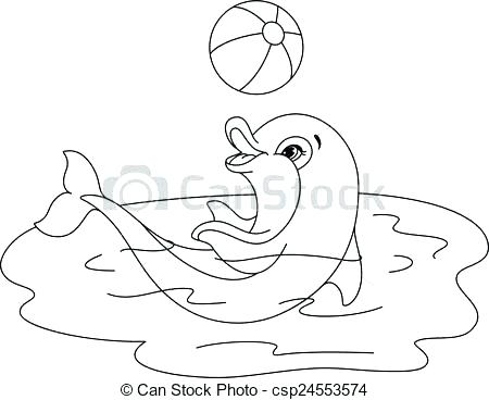 450x368 Dolphin Color Pages