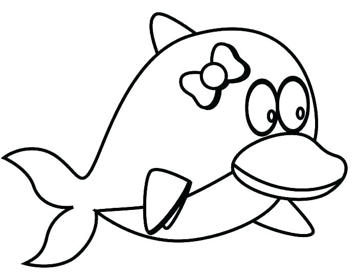 700x541 Dolphin Color Page Cute Dolphin Coloring Pages Cute Dolphin