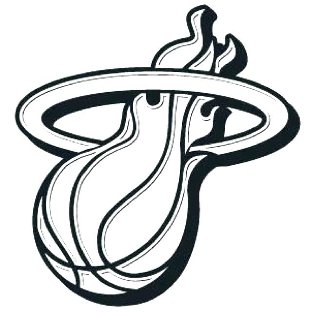 640x640 Miami Heat Coloring Pages Here Are Heat Coloring Pages Pictures I