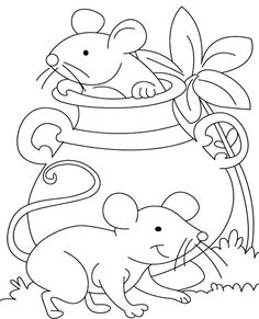 236x291 Mouse Rat Coloring Pages