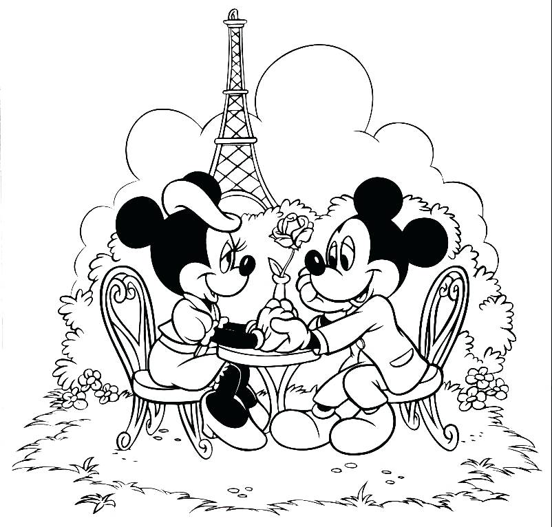 802x766 Mice Coloring Pages Printable