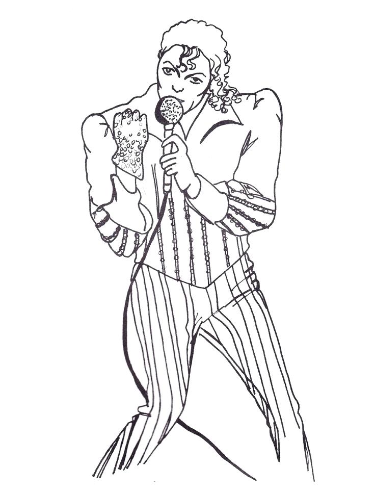 736x967 Michael Jackson Coloring Pages